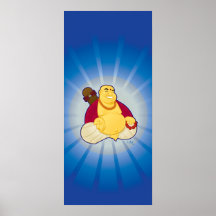 Skate Buddha Poster