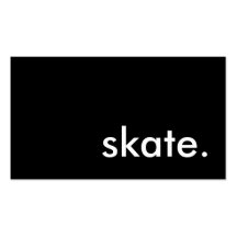 skate. business card templates