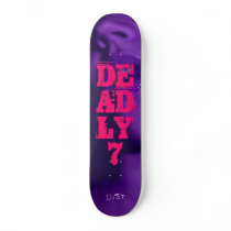 skate deadly7 sport clothing custom skateboard