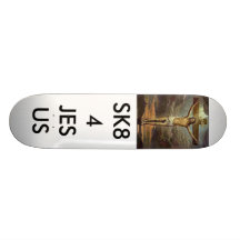skate for jesus skate board deck
