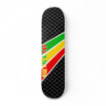 Skate For Life Deck With Rasta Colours skateboards
