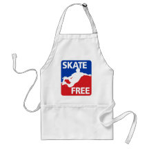 Skate Free Patriotic Aprons