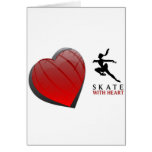 SKATE WITH HEART CARD