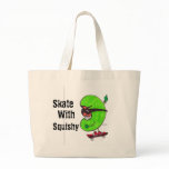 skate with squishy tote bag
