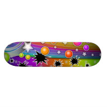 Skateboard -BIG BANG BLACK HOLES POP ART