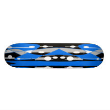 Skateboard Blue-Deck