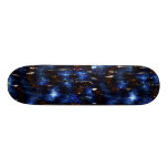 Skateboard Blue Metal Tree