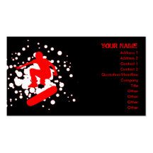 skateboard bubbles : 2-sided : business card template