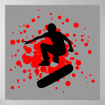 skateboard : bubbles : posters