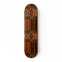 Skateboard Carved Wooden Door