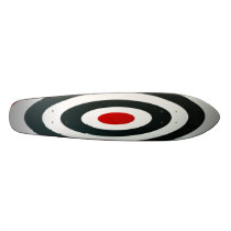 Skateboard crazy bullseye target customizeable