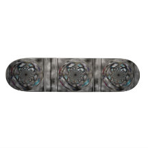 Skateboard Crystal Ball In Glass