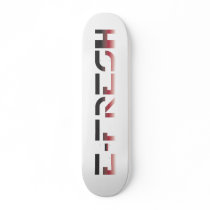 SkateBoard Deck E-Fresh RED