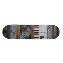 Skateboard, Duke Ellington Wall Mural, DC