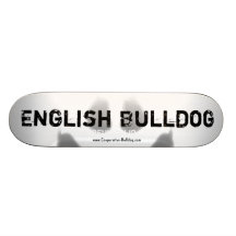 Skateboard English Bulldog Skateboarddecks