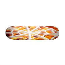 Skateboard fire flames web customizeable
