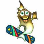 Skateboard Fish Cut Out