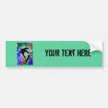 Skateboard Flip Out in Fireworks Bumper Sticker