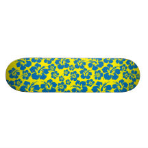 skateboard-flowersBlueYellow