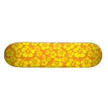 skateboard-flowersYellowOrange