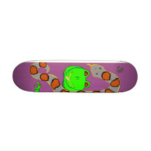 Skateboard - frog, snake, bug, lizard