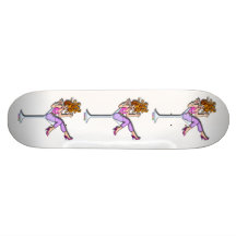 Skateboard - Girl in a Martini Glass, Lil Red