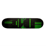 Skateboard Green Invader ZIZZAGO
