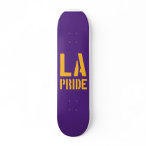 Skateboard Los Angeles LA Pride  (Purple and Gold)