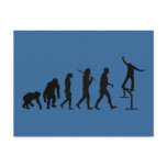 Skateboard lovers skatbeoarding skateboarder grind postcard