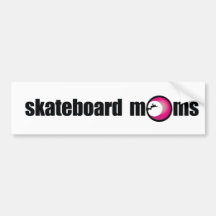 Skateboard Moms Bumper Sticker