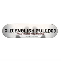 Skateboard Old English Bulldog Individuelle Skateboarddecks