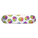 Skateboard - POP ART SKULLS