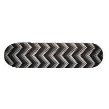 Skateboard Retro Zig Zag Chevron Pattern