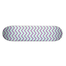 Skateboard Retro Zig Zag Chevron Pattern