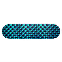 Skateboard Seamless retro pattern