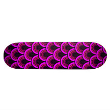 Skateboard Seamless retro pattern