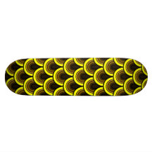 Skateboard Seamless retro pattern