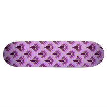 Skateboard Seamless retro pattern