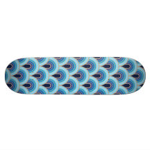 Skateboard Seamless retro pattern