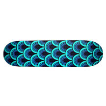 Skateboard Seamless retro style