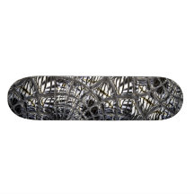 Skateboard Silver Weave