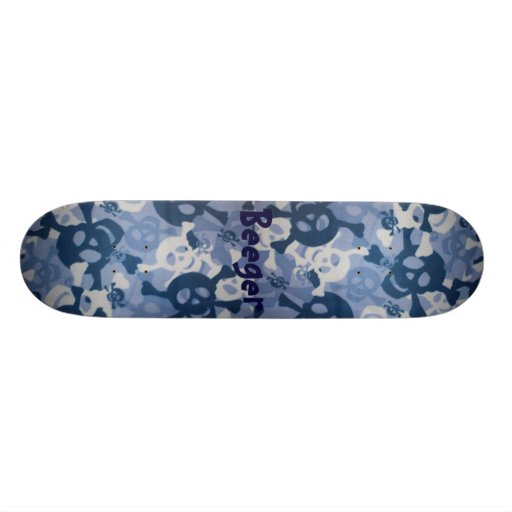 Skateboard - Skull Collage