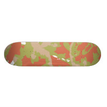 Skateboard with Camouflage Design