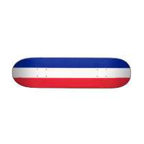 Skateboard with flag of France