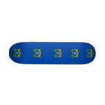 Skateboard with flag of Nevada