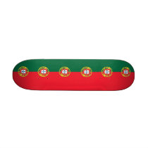 Skateboard with flag of Portugal
