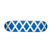 Skateboard with flag of Scotland