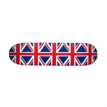 Skateboard with flag of United Kingdom