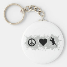 Skateboarding 1 keychain