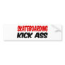 Skateboarding Bumper Sticker